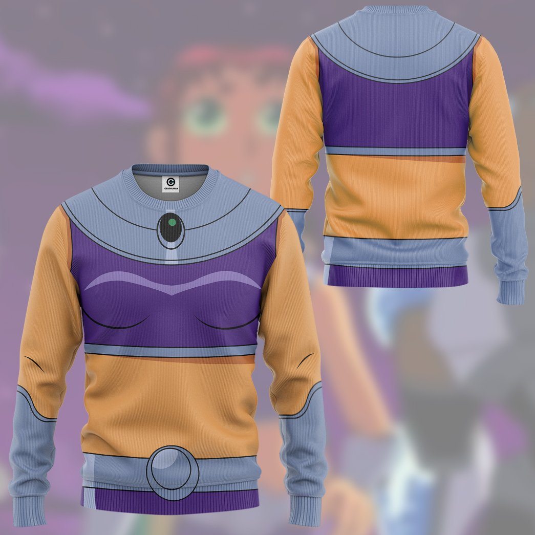 Klothek 3D Teen Titan Starfire Cosplay Custom Tshirt Hoodie Apparel | Price in USA, Best Quality