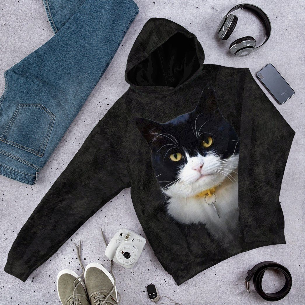 Klothek 3D Texudo Cat Tshirt Hoodie Apparel | Price in USA, Best Quality