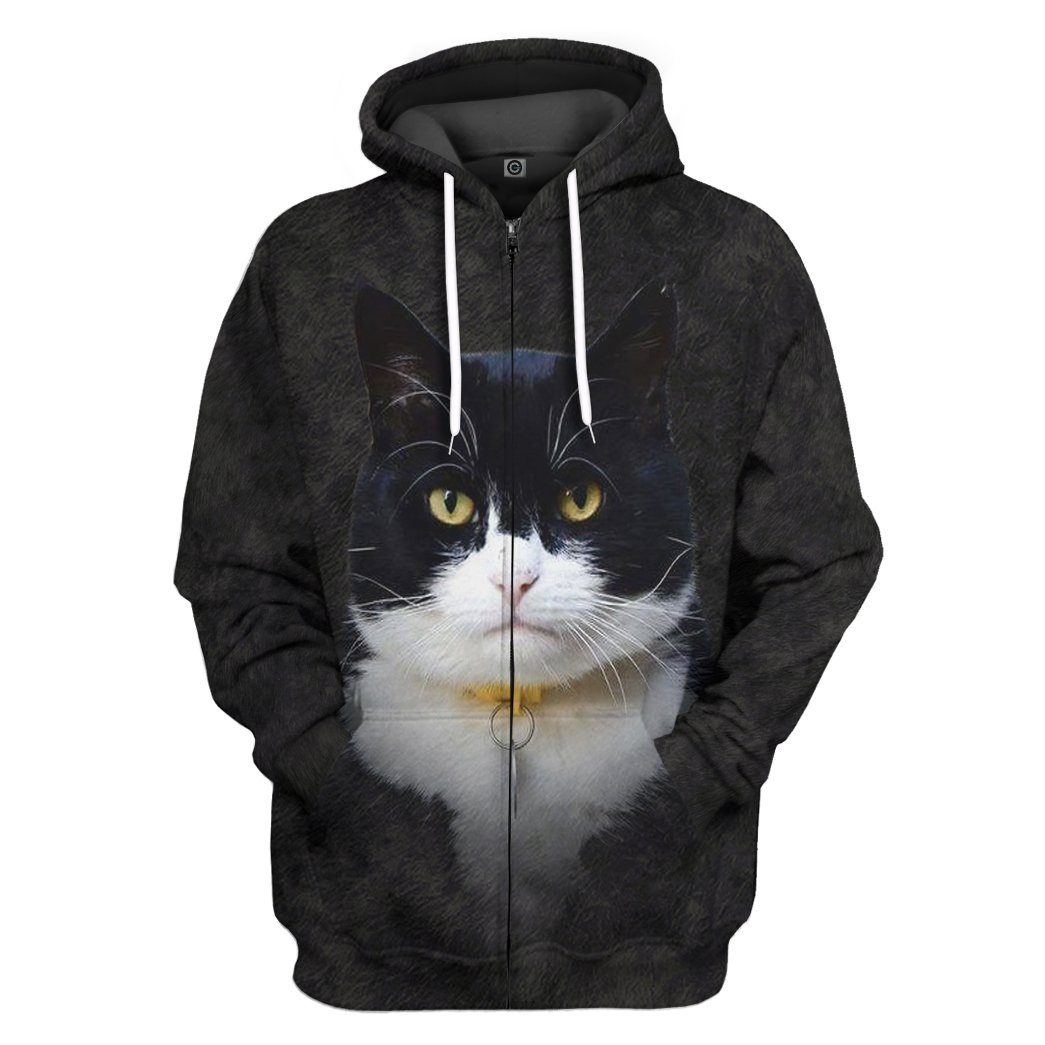 Klothek 3D Texudo Cat Tshirt Hoodie Apparel | Price in USA, Best Quality