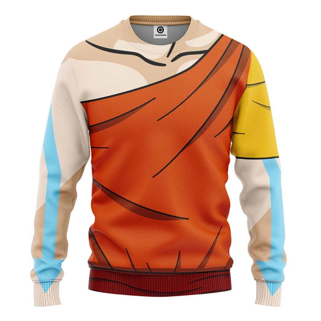 Klothek 3D The Last Airbender Aang Outfit Tshirt Hoodie Apparel | Price in USA, Best Quality