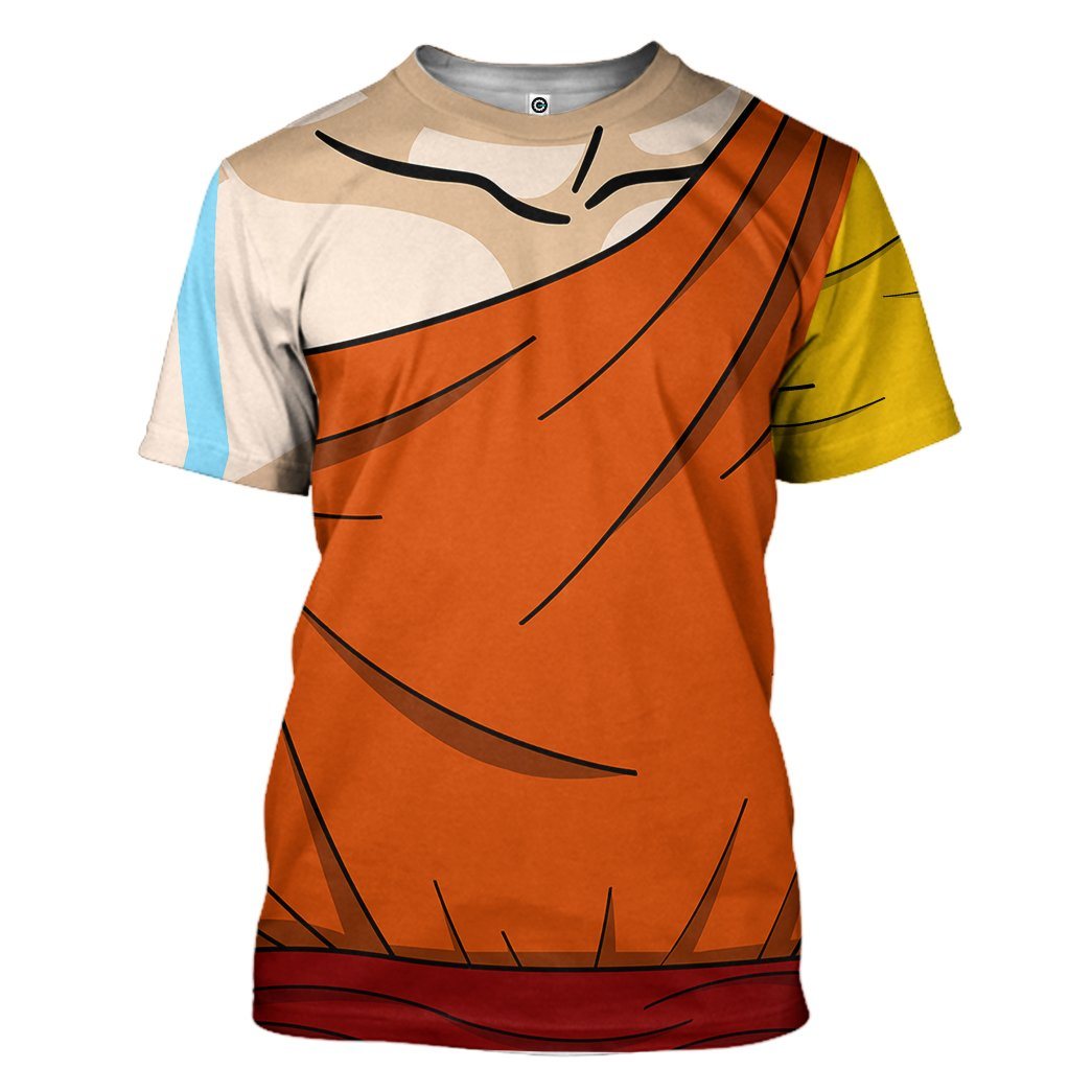 Klothek 3D The Last Airbender Aang Outfit Tshirt Hoodie Apparel | Price in USA, Best Quality