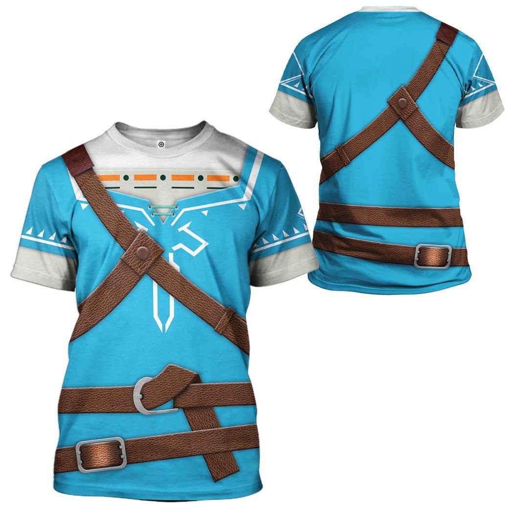 Klothek 3D The Legend Of Zelda Link BOTW Cosplay Custom Tshirt Hood | Price in USA, Best Quality