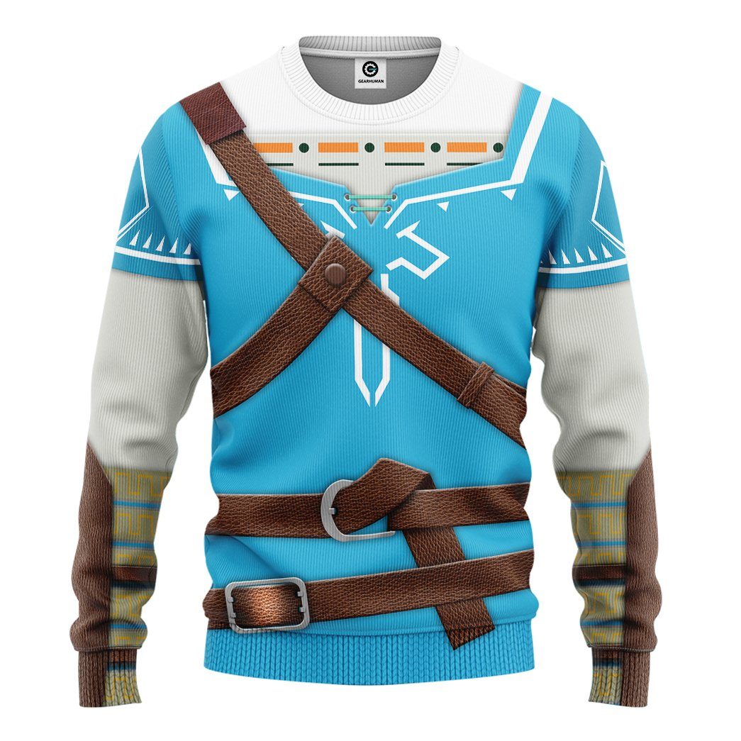 Klothek 3D The Legend Of Zelda Link BOTW Cosplay Custom Tshirt Hood | Price in USA, Best Quality