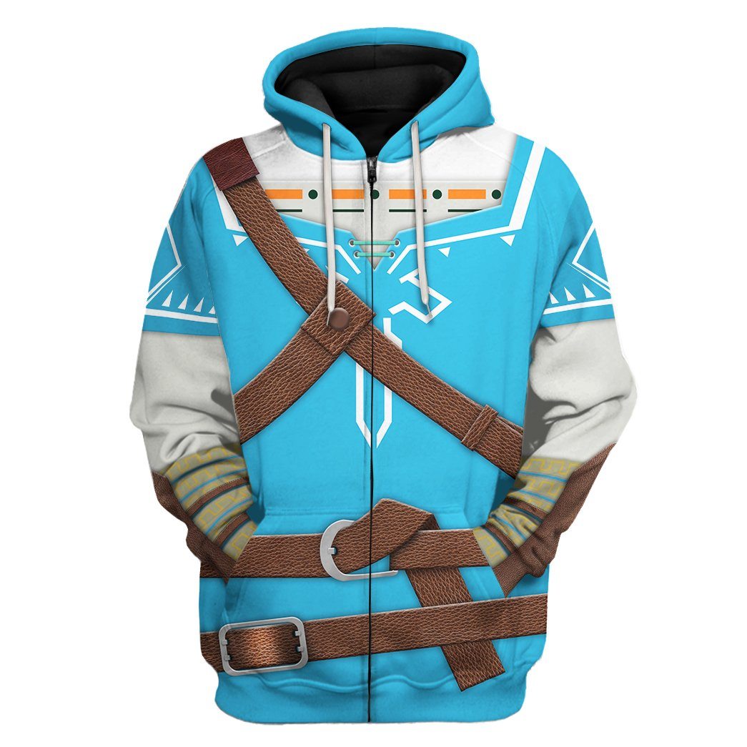 Klothek 3D The Legend Of Zelda Link BOTW Cosplay Custom Tshirt Hood | Price in USA, Best Quality