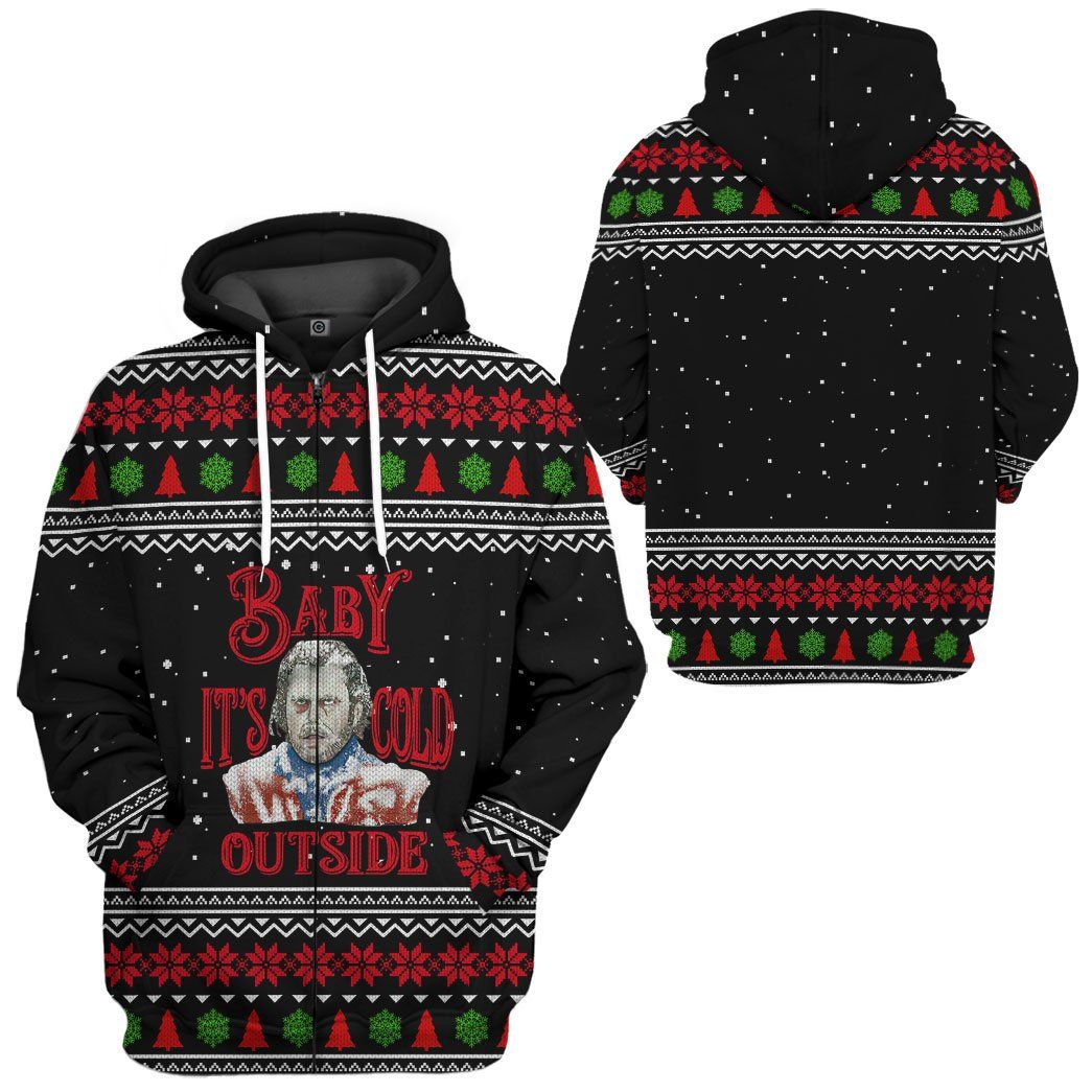 Klothek 3D The Shining Baby It's Cold Outside Ugly Christmas Custom | Price in USA, Best Quality