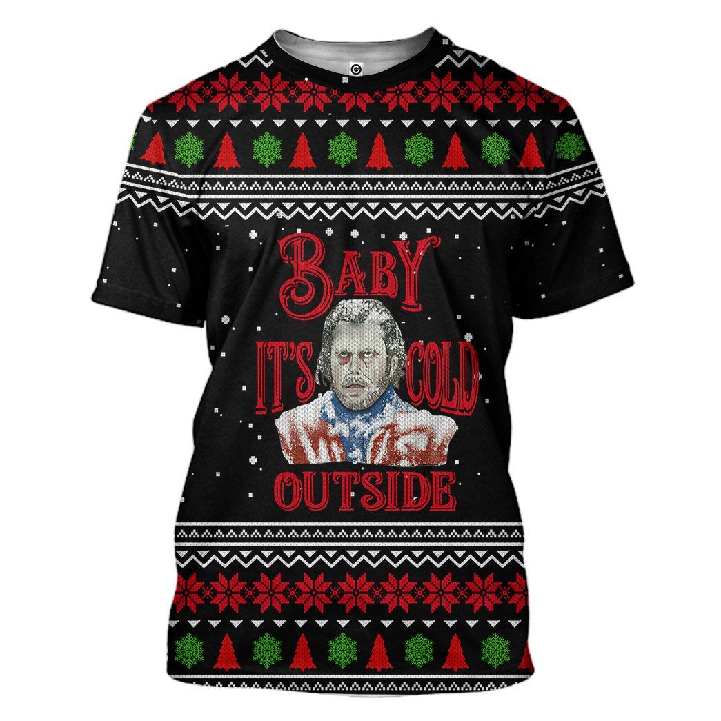 Klothek 3D The Shining Baby It's Cold Outside Ugly Christmas Custom | Price in USA, Best Quality