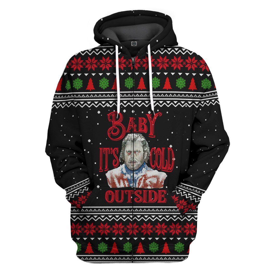 Klothek 3D The Shining Baby It's Cold Outside Ugly Christmas Custom | Price in USA, Best Quality