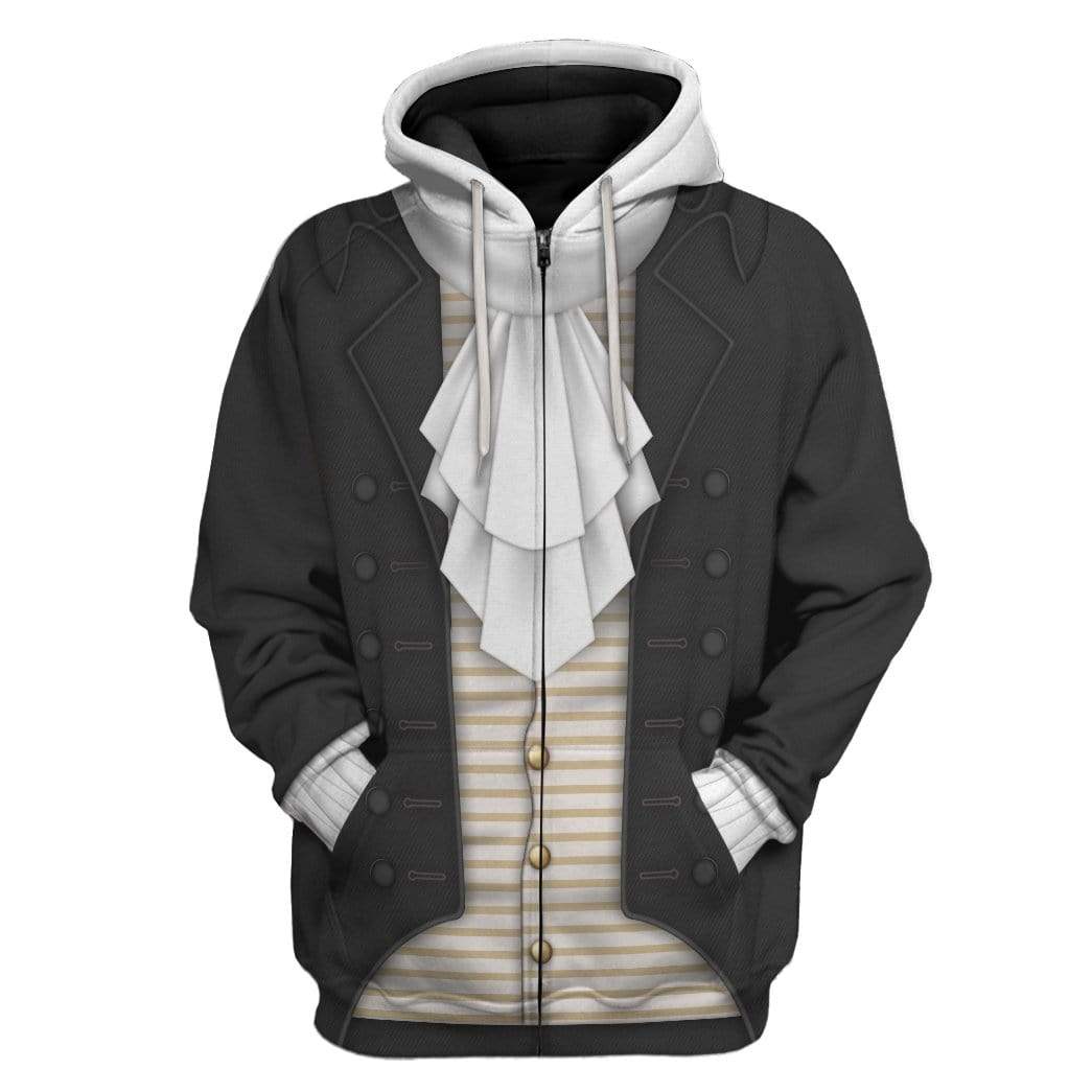 Klothek 3D Thomas Jefferson Custom Hoodie Apparel | Price in USA, Best Quality