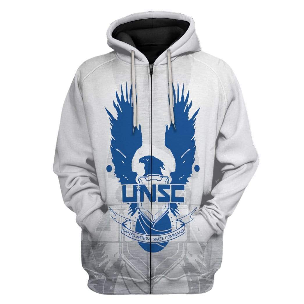 Klothek 3D UNSC Halo Infinite Custom Hoodie Apparel | Price in USA, Best Quality