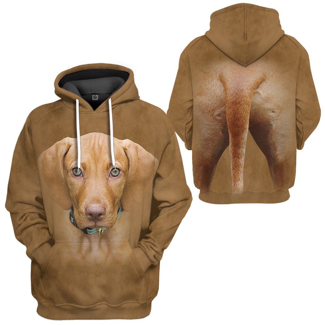 Klothek 3D Vizsla Dog Tshirt Hoodie Apparel | Price in USA, Best Quality