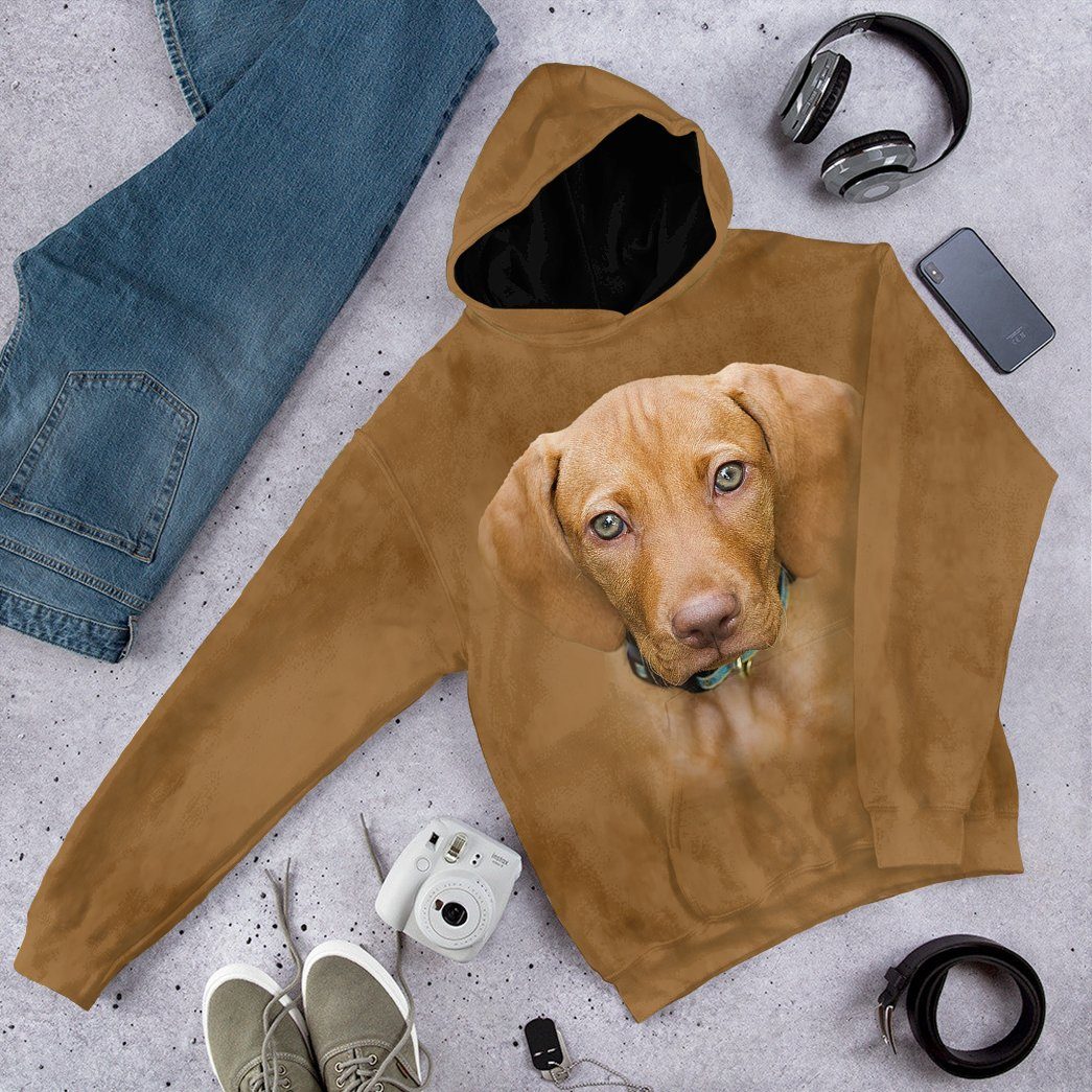 Klothek 3D Vizsla Dog Tshirt Hoodie Apparel | Price in USA, Best Quality