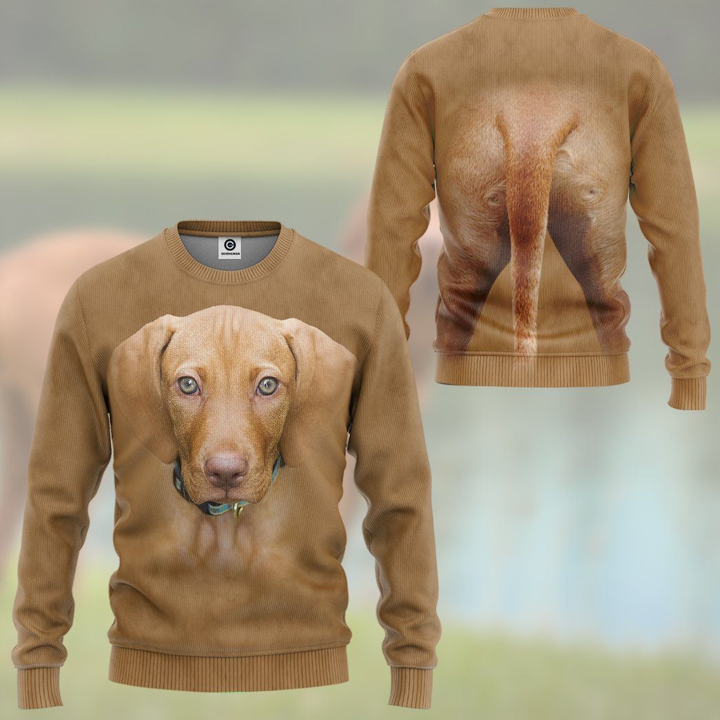 Klothek 3D Vizsla Dog Tshirt Hoodie Apparel | Price in USA, Best Quality