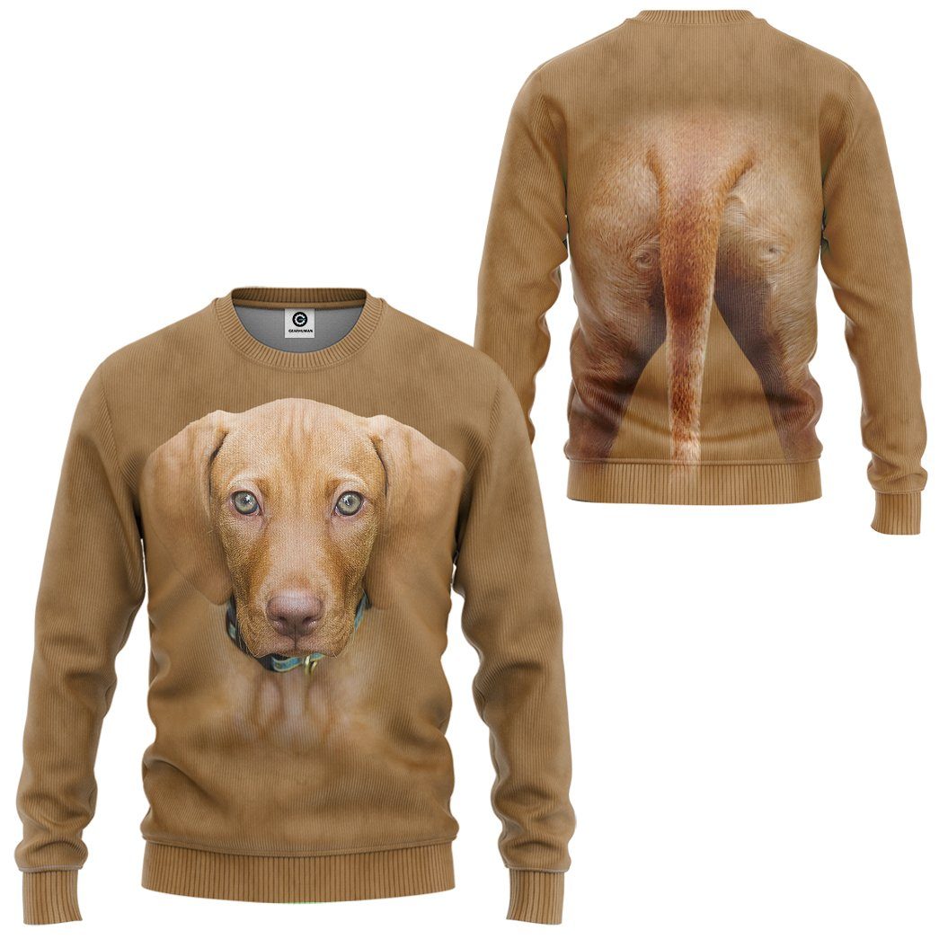 Klothek 3D Vizsla Dog Tshirt Hoodie Apparel | Price in USA, Best Quality