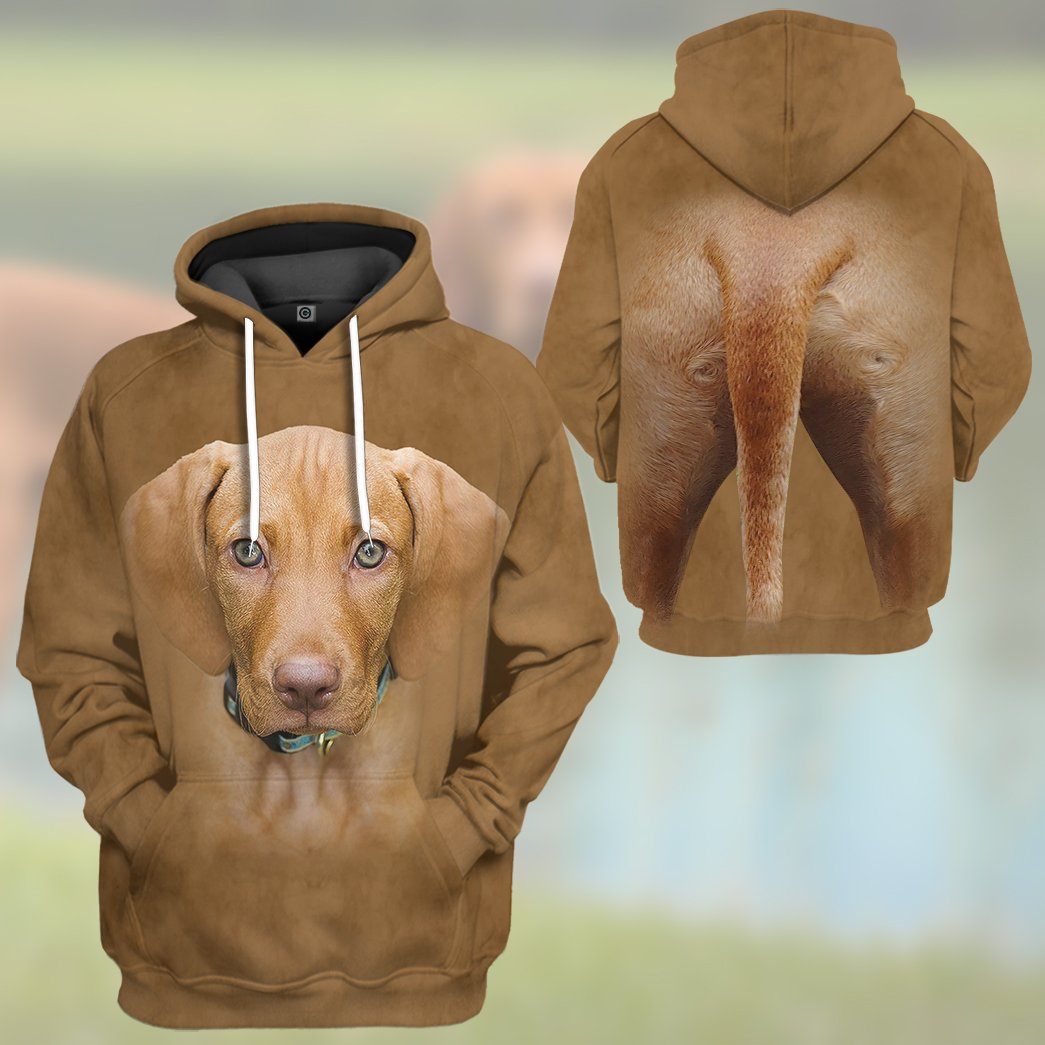 Klothek 3D Vizsla Dog Tshirt Hoodie Apparel | Price in USA, Best Quality