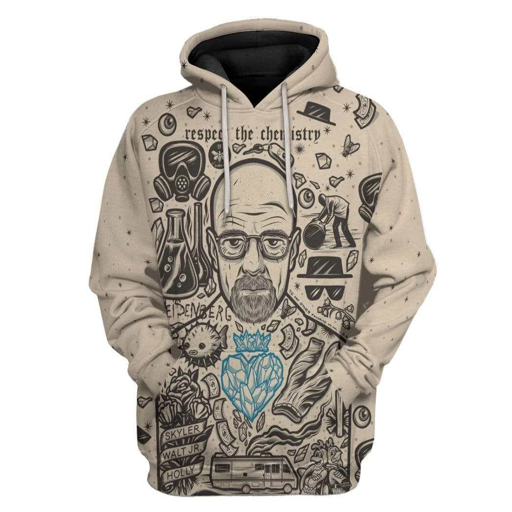 Klothek 3D Walter White Breaking Bad Custom Hoodie Apparel | Price in USA, Best Quality