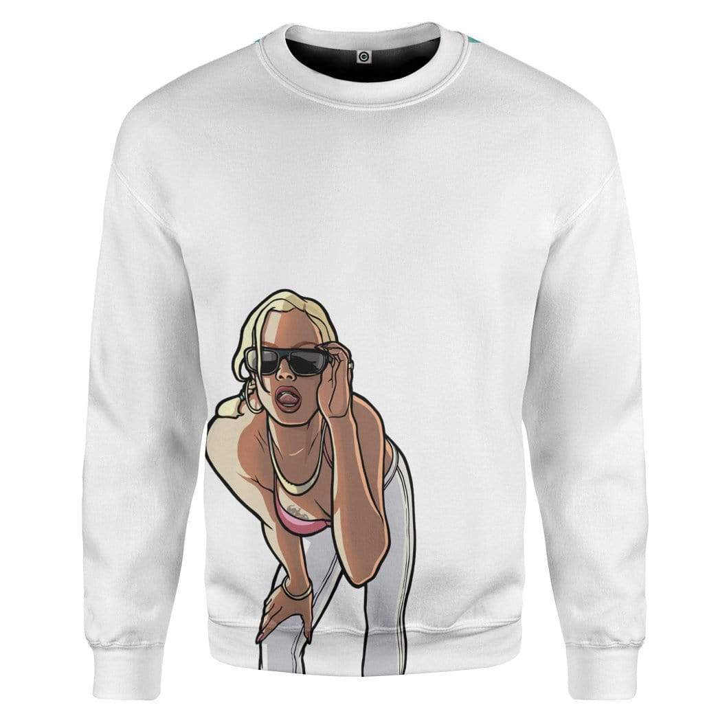 Klothek 3D White GTA San Andreas Custom Apparel | Price in USA, Best Quality