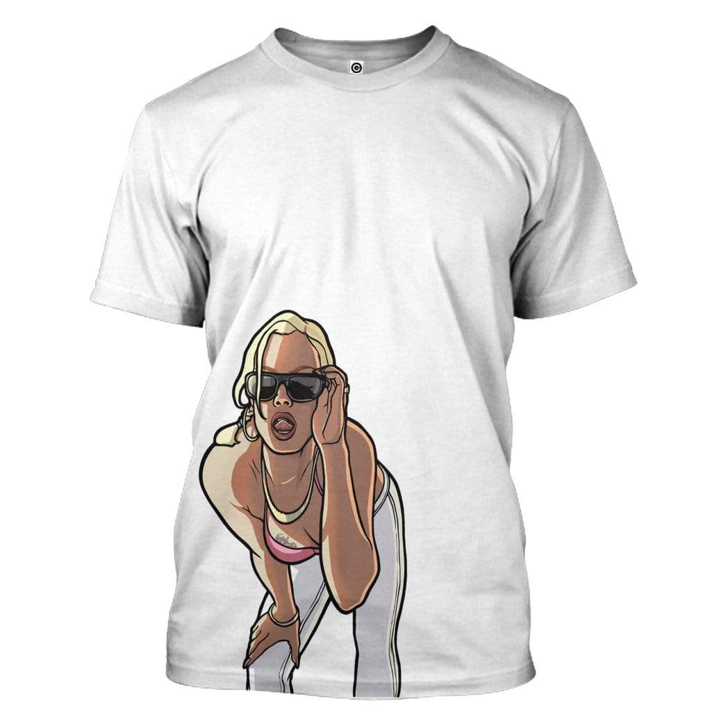 Klothek 3D White GTA San Andreas Custom Apparel | Price in USA, Best Quality