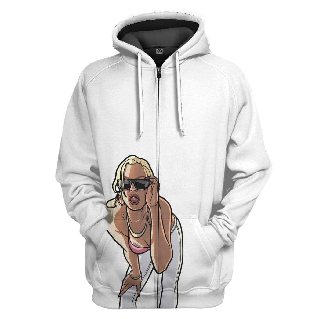 Klothek 3D White GTA San Andreas Custom Apparel | Price in USA, Best Quality