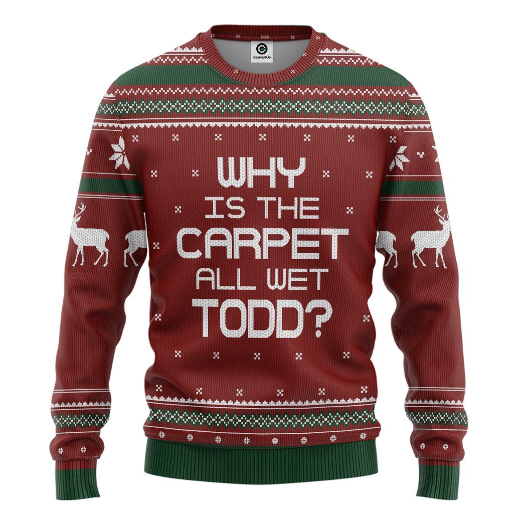 Klothek 3D Why Is The Carpet All Wet Todd National Lampoon Christma | Price in USA, Best Quality