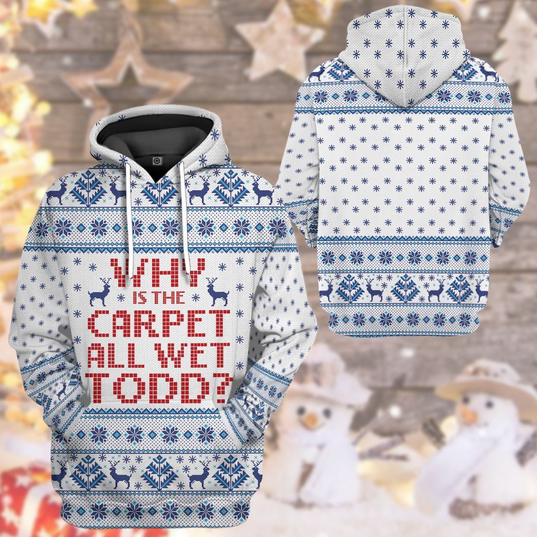 Klothek 3D Why Is The Carpet All Wet Todd National Lampoons Christm | Price in USA, Best Quality