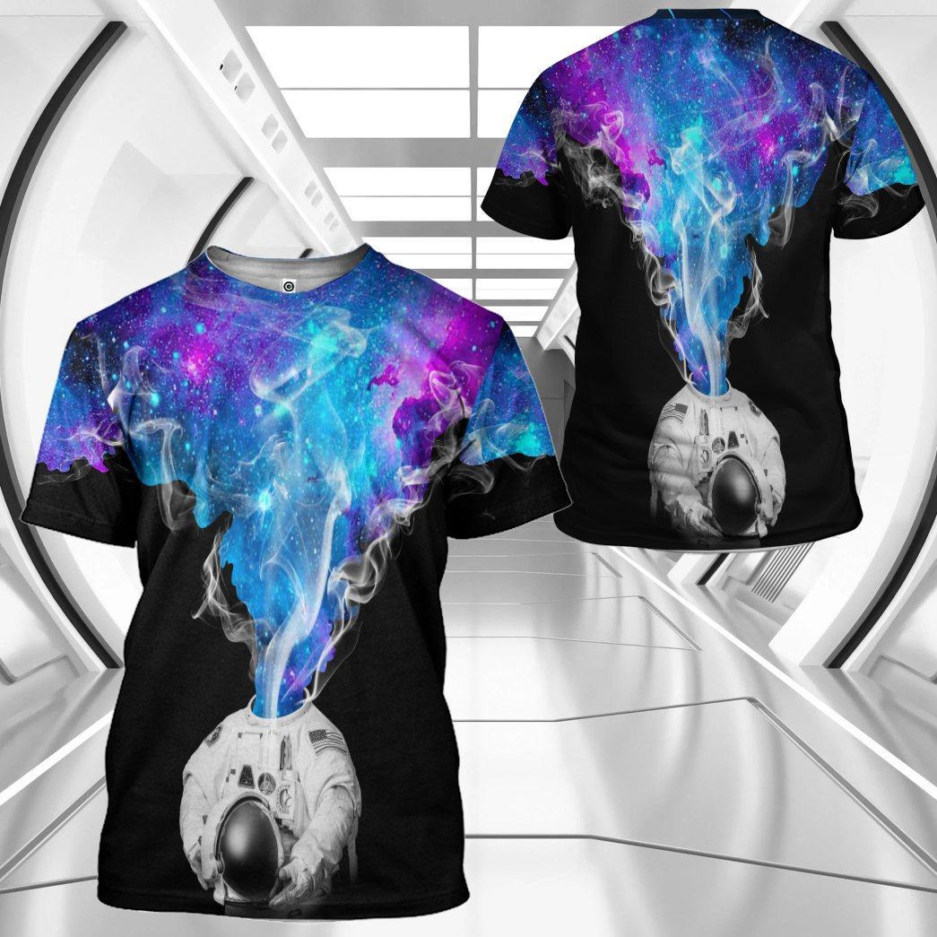 Klothek 3D Astronaut Galaxy Custom Tshirt Hoodie Apparel | Price in USA, Best Quality