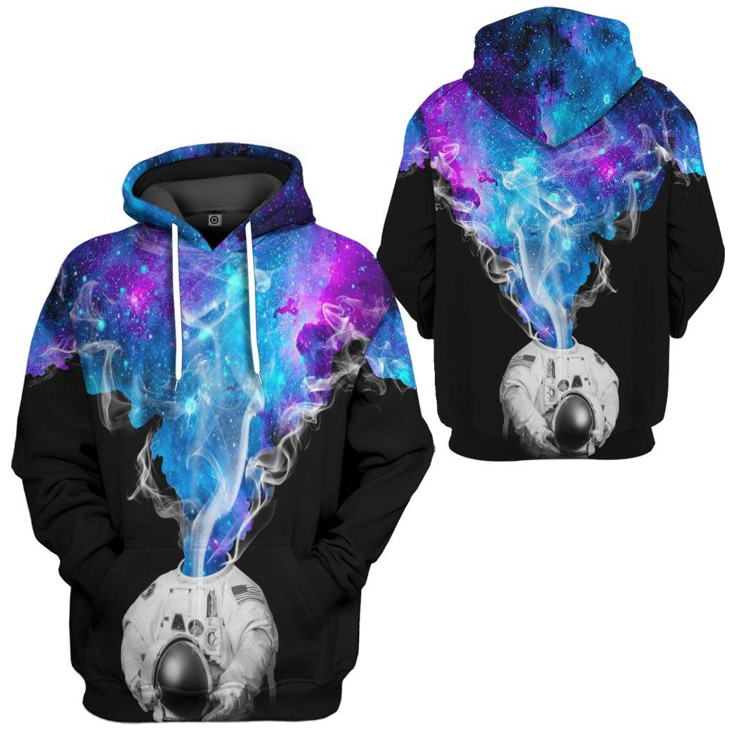 Klothek 3D Astronaut Galaxy Custom Tshirt Hoodie Apparel | Price in USA, Best Quality