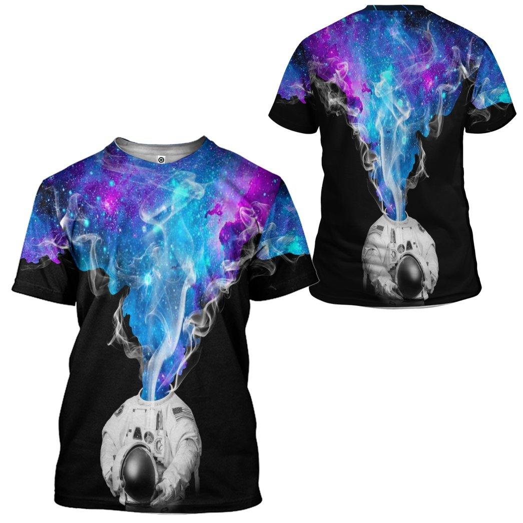 Klothek 3D Astronaut Galaxy Custom Tshirt Hoodie Apparel | Price in USA, Best Quality