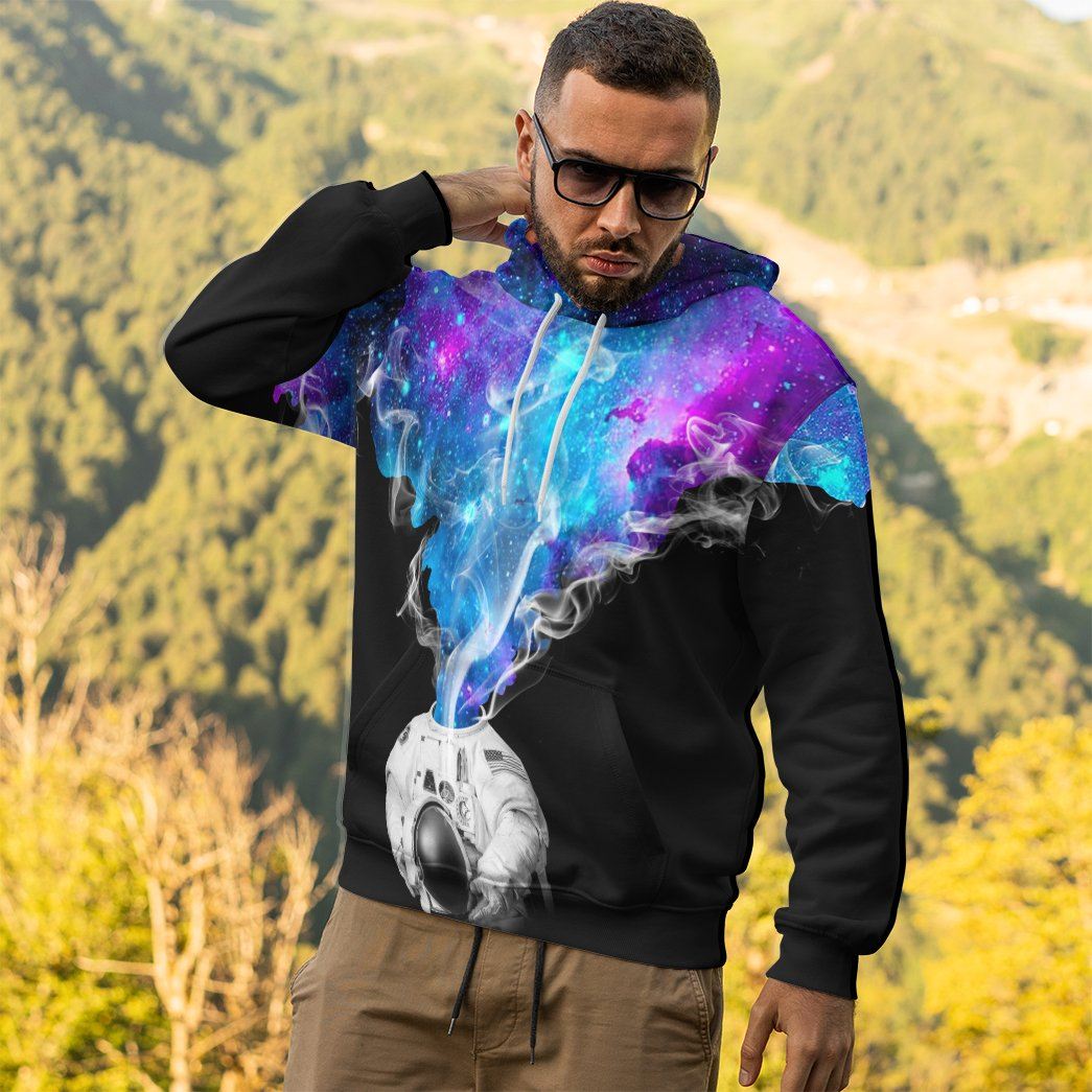 Klothek 3D Astronaut Galaxy Custom Tshirt Hoodie Apparel | Price in USA, Best Quality