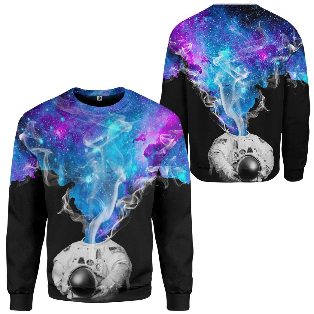 Klothek 3D Astronaut Galaxy Custom Tshirt Hoodie Apparel | Price in USA, Best Quality