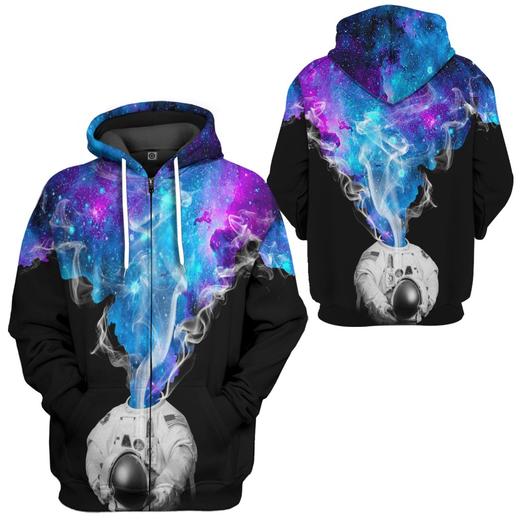 Klothek 3D Astronaut Galaxy Custom Tshirt Hoodie Apparel | Price in USA, Best Quality