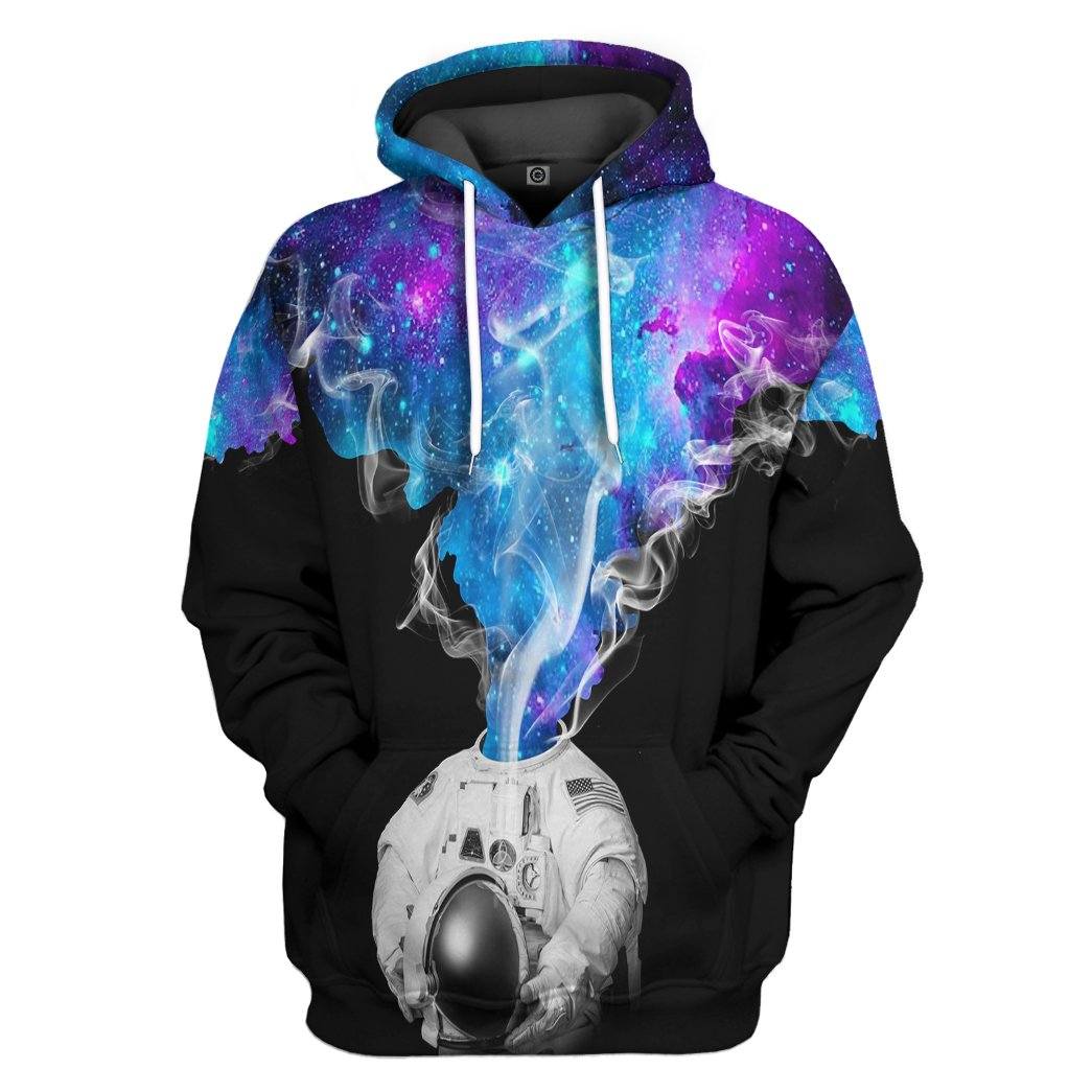 Klothek 3D Astronaut Galaxy Custom Tshirt Hoodie Apparel | Price in USA, Best Quality