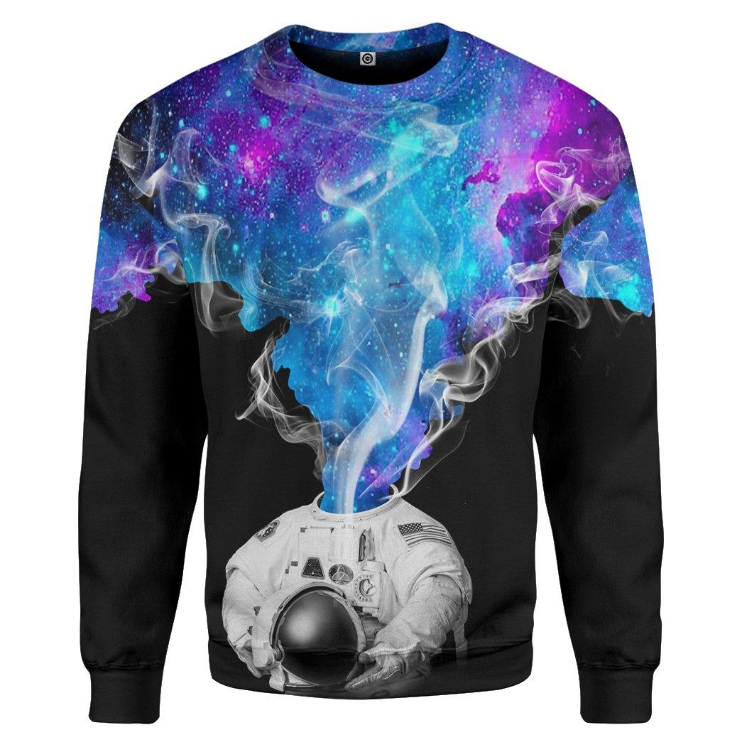 Klothek 3D Astronaut Galaxy Custom Tshirt Hoodie Apparel | Price in USA, Best Quality