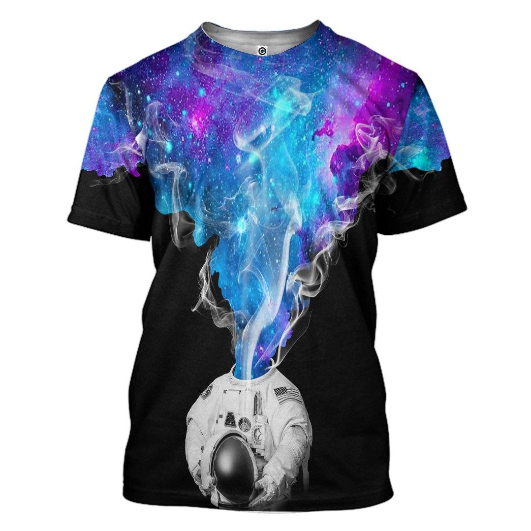 Klothek 3D Astronaut Galaxy Custom Tshirt Hoodie Apparel | Price in USA, Best Quality