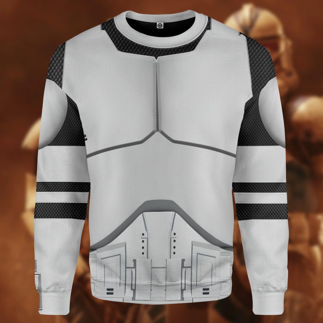 Klothek 3D Phase 1 Clone Trooper Custom Tshirt Hoodie Apparel | Price in USA, Best Quality