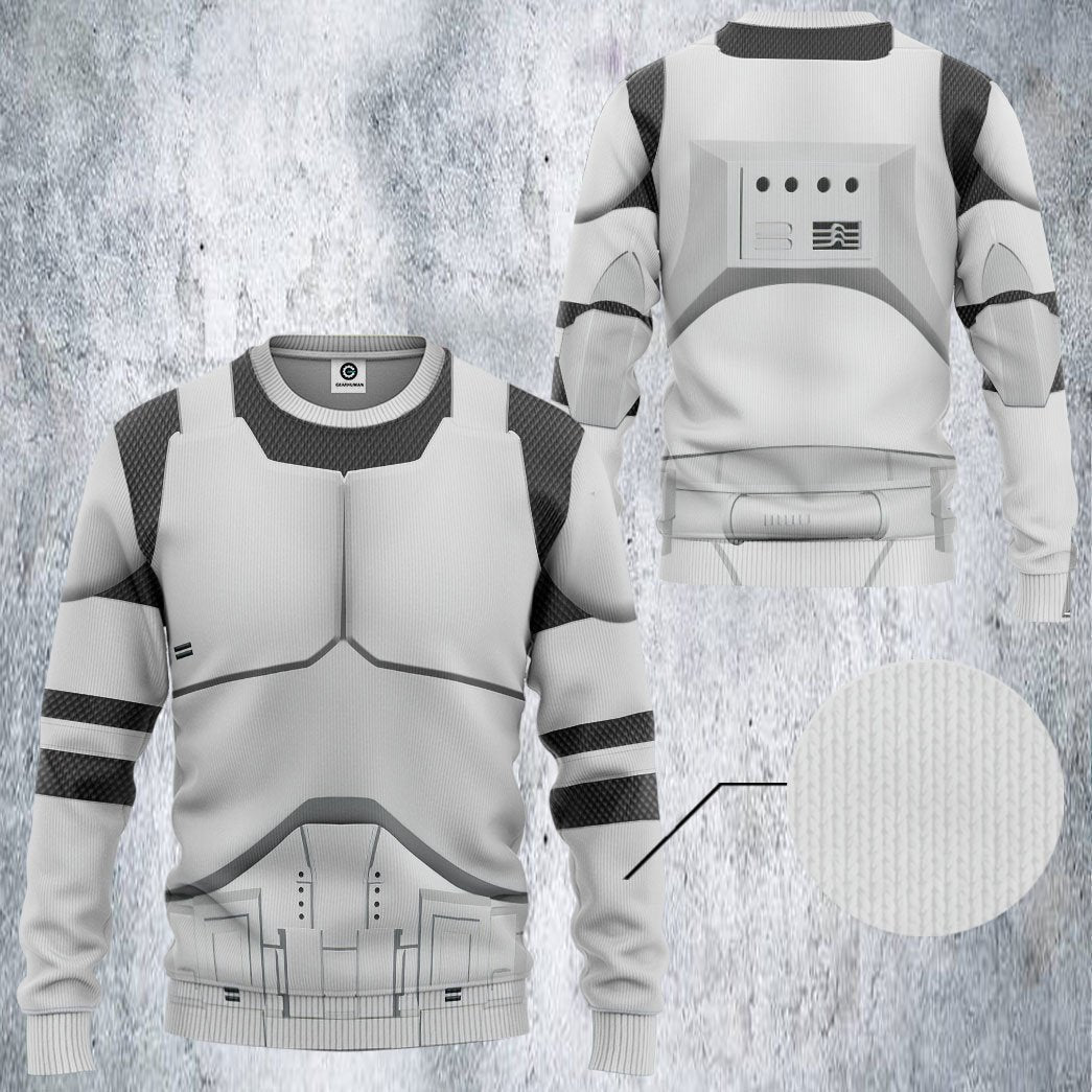 Klothek 3D Phase 1 Clone Trooper Custom Tshirt Hoodie Apparel | Price in USA, Best Quality