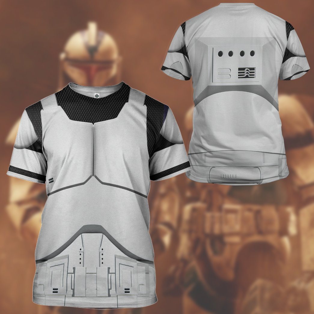 Klothek 3D Phase 1 Clone Trooper Custom Tshirt Hoodie Apparel | Price in USA, Best Quality