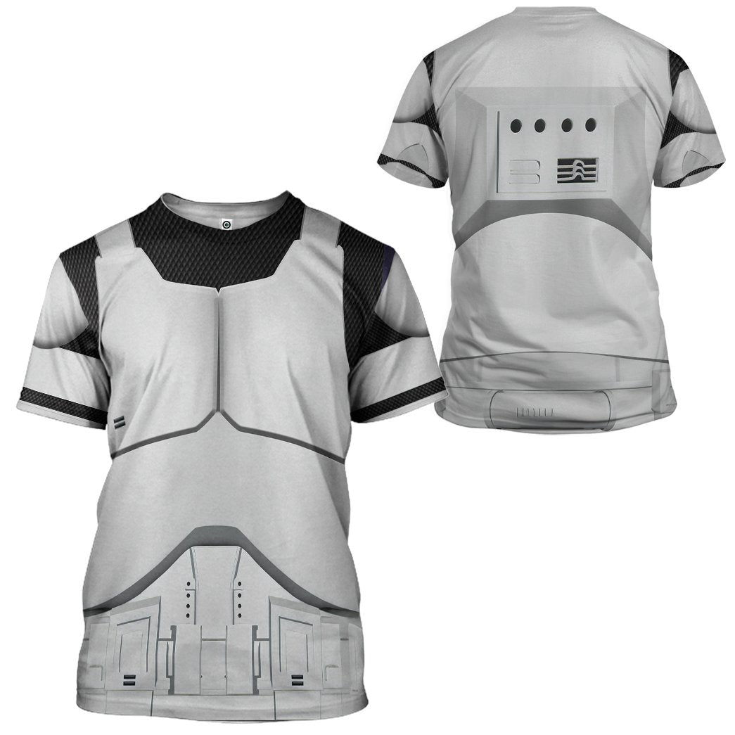 Klothek 3D Phase 1 Clone Trooper Custom Tshirt Hoodie Apparel | Price in USA, Best Quality