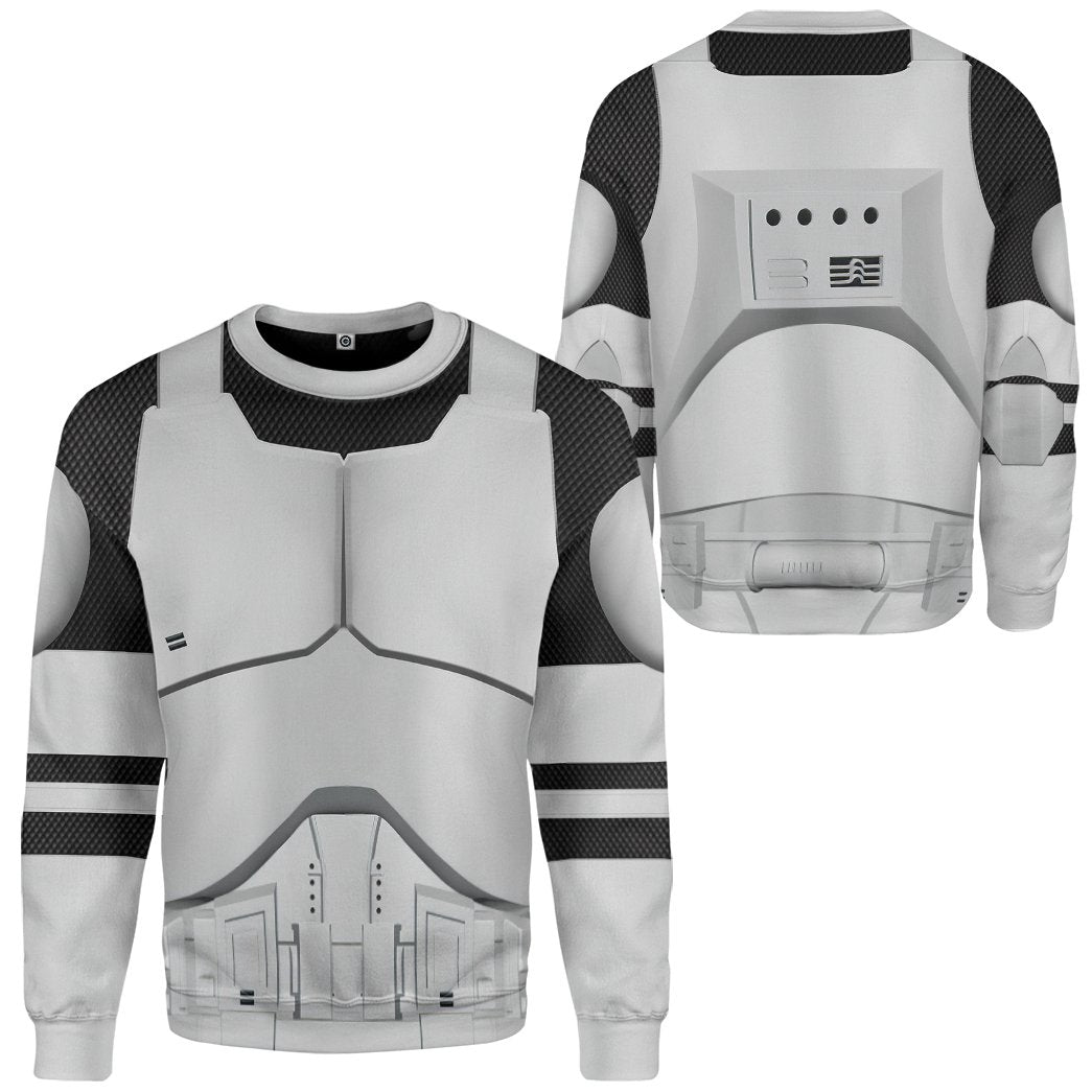 Klothek 3D Phase 1 Clone Trooper Custom Tshirt Hoodie Apparel | Price in USA, Best Quality