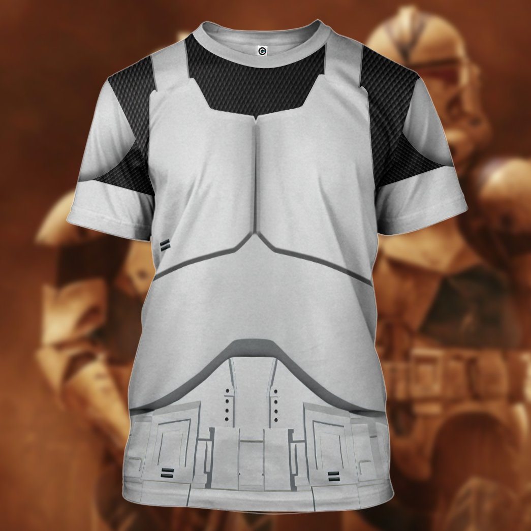 Klothek 3D Phase 1 Clone Trooper Custom Tshirt Hoodie Apparel | Price in USA, Best Quality