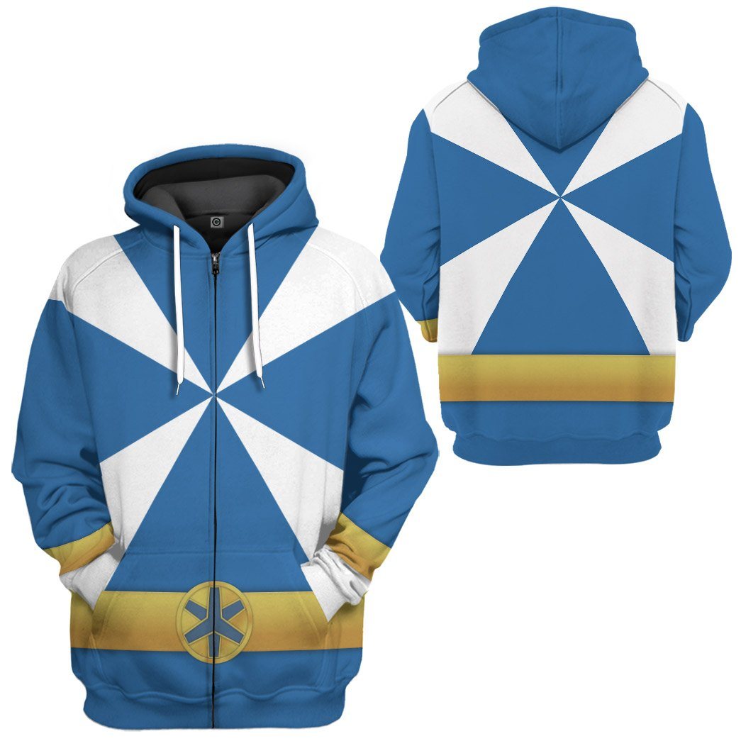 Klothek 3D Power Rangers Lightspeed Rescue Blue Ranger Custom Tshir | Price in USA, Best Quality