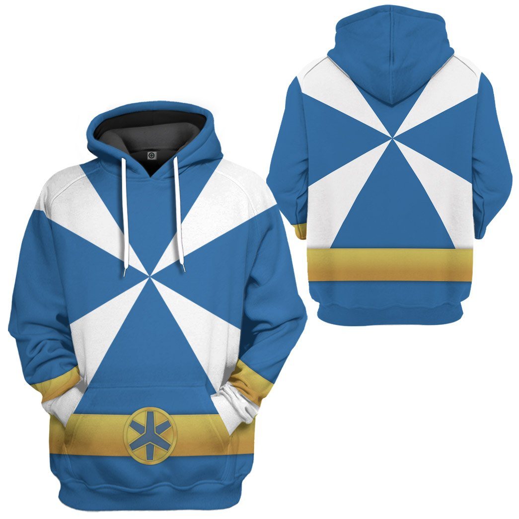 Klothek 3D Power Rangers Lightspeed Rescue Blue Ranger Custom Tshir | Price in USA, Best Quality