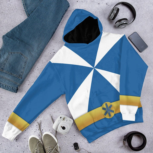 Klothek 3D Power Rangers Lightspeed Rescue Blue Ranger Custom Tshir | Price in USA, Best Quality