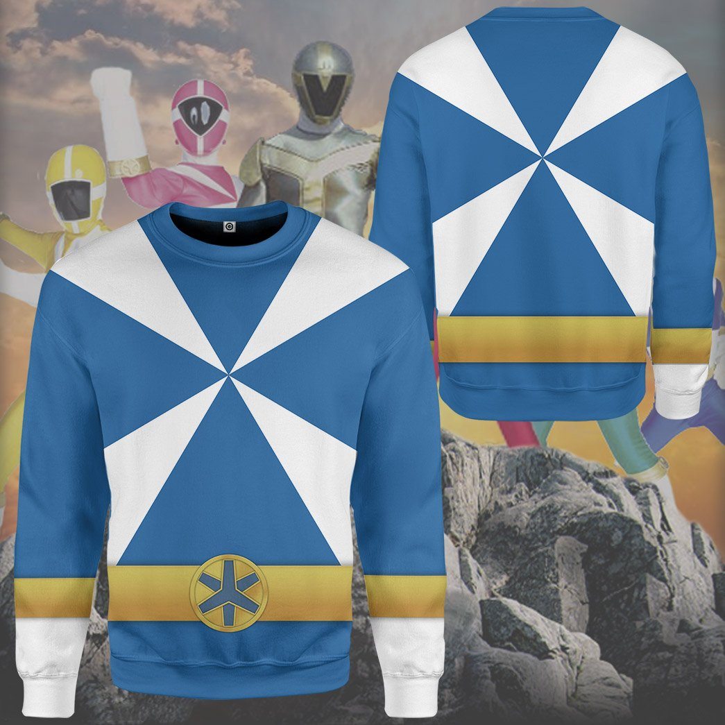 Klothek 3D Power Rangers Lightspeed Rescue Blue Ranger Custom Tshir | Price in USA, Best Quality