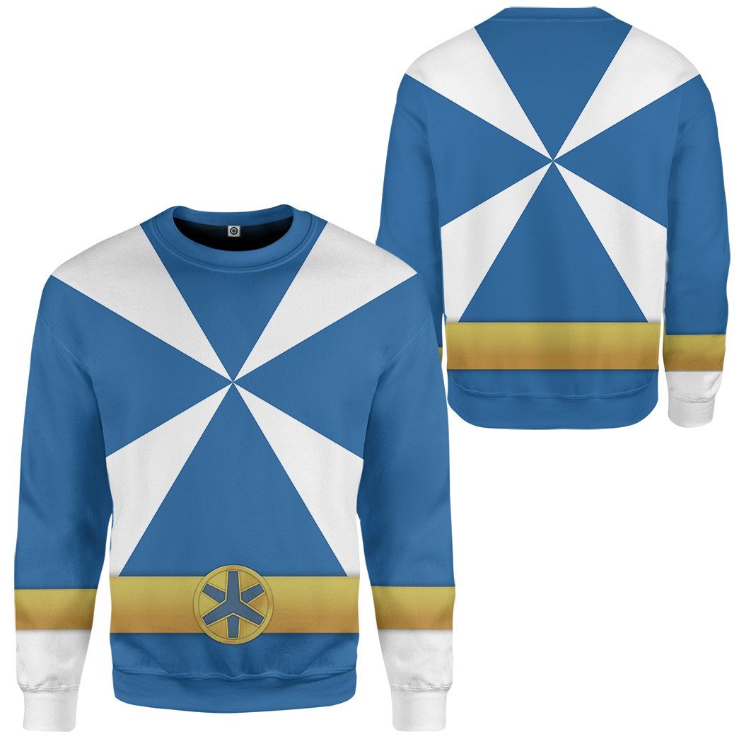 Klothek 3D Power Rangers Lightspeed Rescue Blue Ranger Custom Tshir | Price in USA, Best Quality