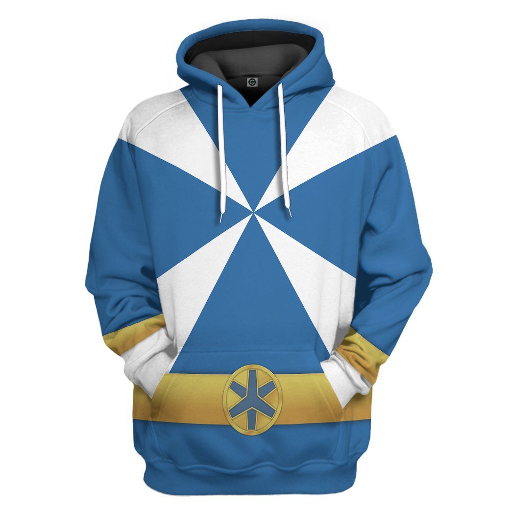 Klothek 3D Power Rangers Lightspeed Rescue Blue Ranger Custom Tshir | Price in USA, Best Quality