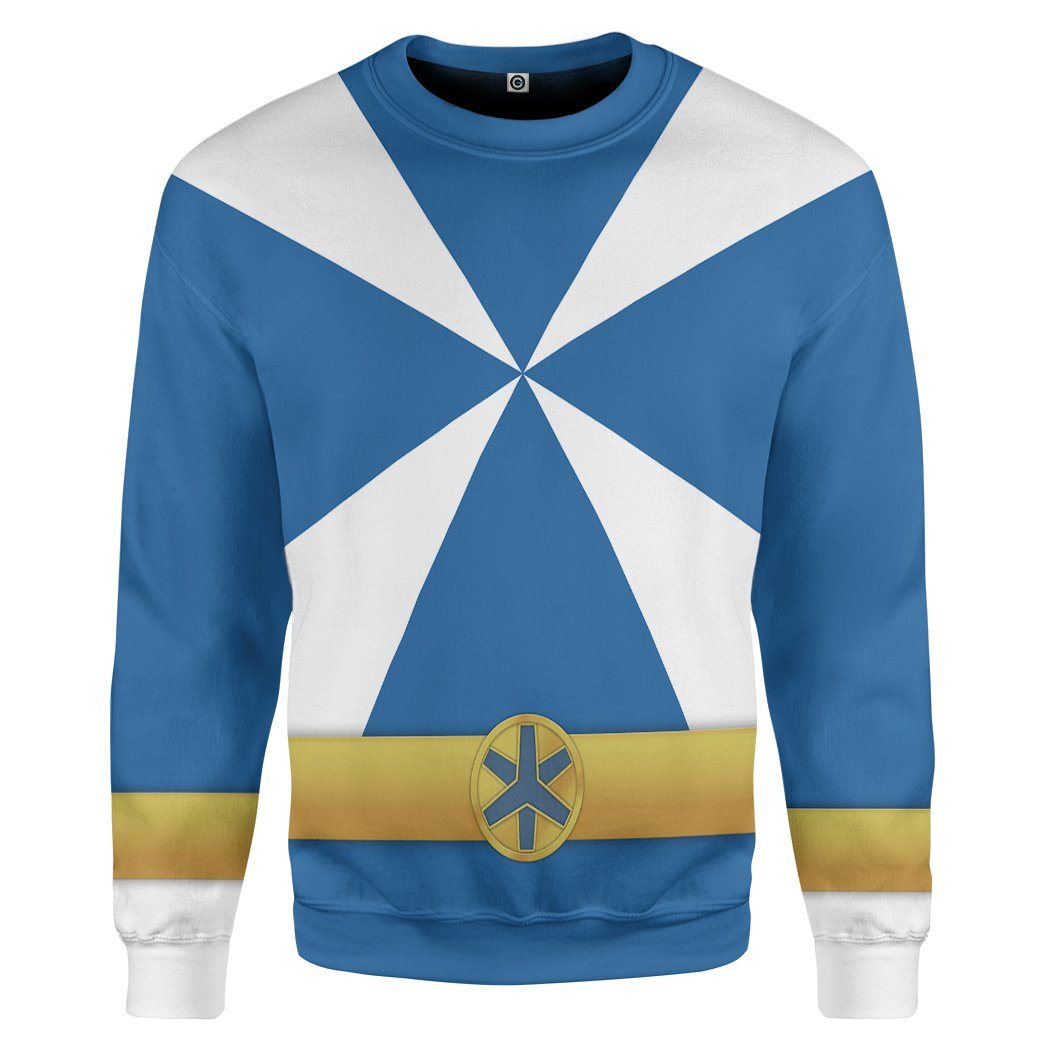 Klothek 3D Power Rangers Lightspeed Rescue Blue Ranger Custom Tshir | Price in USA, Best Quality