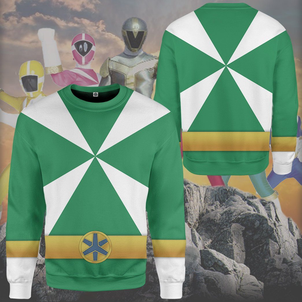 Klothek 3D Power Rangers Lightspeed Rescue Green Ranger Custom Tshi | Price in USA, Best Quality