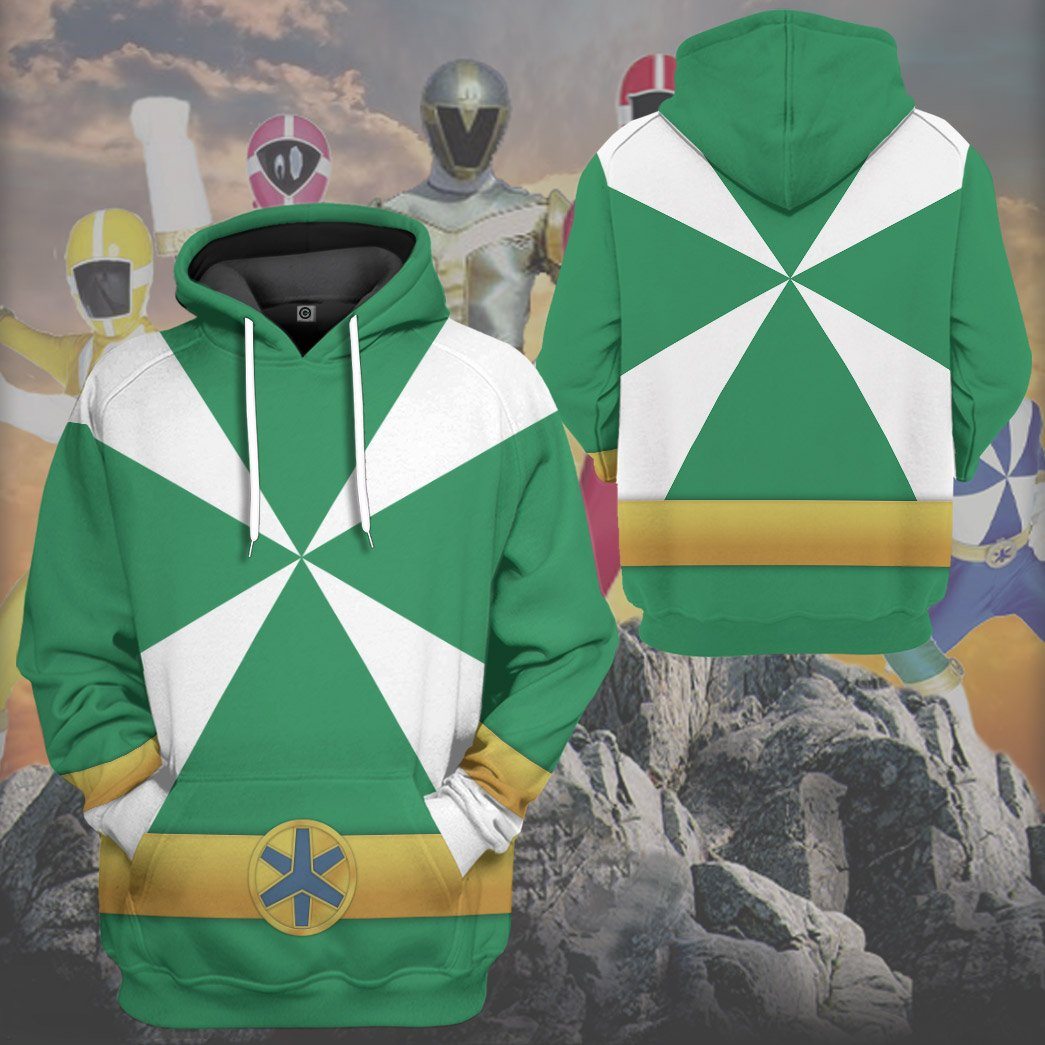 Klothek 3D Power Rangers Lightspeed Rescue Green Ranger Custom Tshi | Price in USA, Best Quality