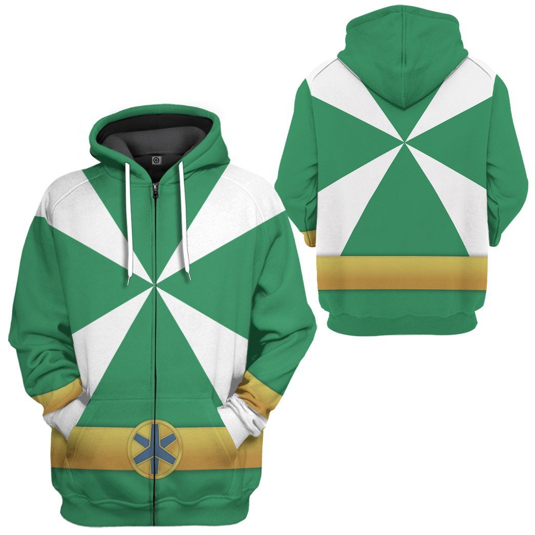 Klothek 3D Power Rangers Lightspeed Rescue Green Ranger Custom Tshi | Price in USA, Best Quality