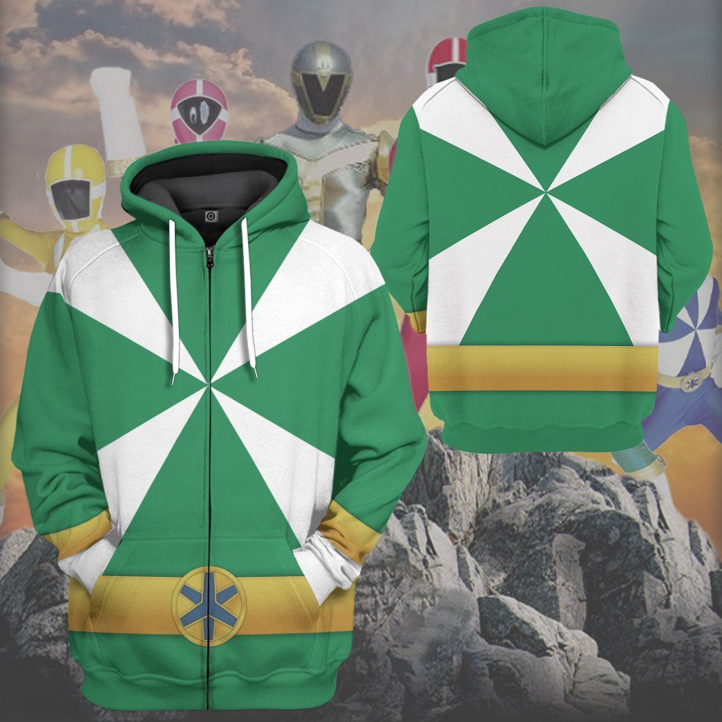 Klothek 3D Power Rangers Lightspeed Rescue Green Ranger Custom Tshi | Price in USA, Best Quality